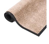 Eleganz Paillasson beige 80 x 120 cm - Paillasson en vinyle de qualité supérieure pour entrée et appartement | 100 % polypropylène Twisted Heatset | Antidérapant et durable | Idéal pour les familles
