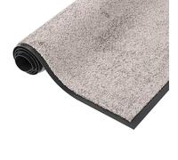 Eleganz Paillasson gris - 60 x 80 cm - 100 % polypropylène Twisted Heatset vinyle - Paillasson de qualité supérieure et résistant - Pour entrée, appartement et maison - Antidérapant et facile