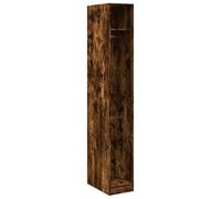 Eleganz Penderie en chêne fumé 30 x 50 x 200 cm en matériau dérivé du bois - Peu encombrante et stable pour les petits espaces - Armoire moderne pour chambre à coucher
