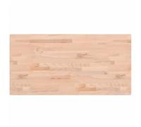 Eleganz Plateau de lavabo, 80 x 40 x 1,5 cm, en bois de hêtre massif, non traité, durable et respectueux de l'environnement, pour salle de bain et WC d'invités