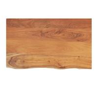 Eleganz Plateau de lavabo 90 x 60 cm en bois massif d'acacia avec surface naturelle - Plateau de table rectangulaire pour salle de bain et lavabo - Durable et respectueux de l'environnement