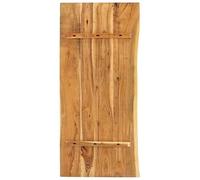 Eleganz Plateau de lavabo de salle de bain en bois d'acacia massif 140 x 52 x 3,8 cm - Durable et naturel pour salles de bains élégantes - Plateau de table pour lavabo