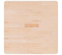 Eleganz Plateau de table carré 70 x 70 cm - En chêne massif non traité - Plateau de table de qualité supérieure pour cuisine, salon ou jardin - Naturel et durable