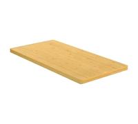 Eleganz Plateau de table de 40 x 80 x 2,5 cm en bambou avec vernis - Plan de travail de qualité supérieure et durable pour cuisine, salon ou bureau - Respectueux de l'environnement et facile