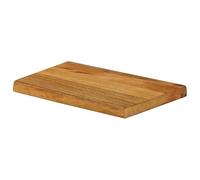 Eleganz Plateau de table en bois de manguier massif aspect chêne - 50 x 40 x 2,5 cm - Bord naturel pour un intérieur rustique et moderne - Durable et respectueux de l'environnement