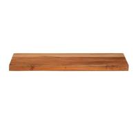 Eleganz Plateau de table en bois massif d'acacia - 40 x 20 x 2,5 cm - Plateau de table rectangulaire avec surface naturelle pour cuisine, salon ou jardin - Durable et respectueux de l'environnement