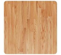 Eleganz Plateau de table en chêne massif 60 x 60 cm - Plateau de table carré marron clair avec lasure, durable et stable pour cuisine, salon ou jardin