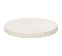 Eleganz Plateau de table en pin massif blanc - Diamètre : 30 x 2,5 cm - Naturel et durable - Pour cuisine, salon ou bureau - Facile à nettoyer et design stable