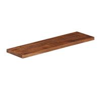 Eleganz Plateau de table rectangulaire 100 x 30 x 3,8 cm en bois recyclé massif - Bois massif recyclé avec finition naturelle - Durable et durable pour le salon, la cuisine ou le jardin