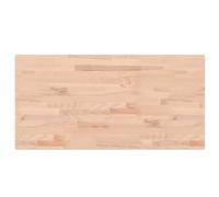 Eleganz Plateau de table rectangulaire en bois de hêtre massif 100 x 50 x 4 cm - Naturel et durable pour cuisine, salon ou bureau