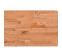 Eleganz Plateau de table rectangulaire en bois de hêtre massif - 60 x 40 x 4 cm - Pour cuisine, salon et bureau - Durable et facile d'entretien - Avec vernis