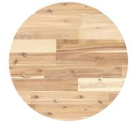 Eleganz Plateau de table rond Ø 50 x 4 cm en bois d'acacia massif - Durable et naturel pour le salon, la cuisine ou le jardin - Solution parfaite pour les tables élégantes et stables