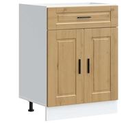 Eleganz Porto Meuble de cuisine en bois de chêne artisanal, armoire de cuisine de qualité supérieure pour cuisines modernes, durable et élégante, solution de rangement optimale