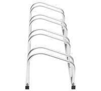 Eleganz Râtelier à vélo pour 4 vélos, en acier galvanisé, stable et résistant aux intempéries, idéal pour le garage, le jardin ou la cour, peu encombrant et durable