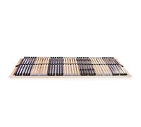 Eleganz Sommier à lattes, 90 x 200 cm, avec 42 lattes et 7 zones, ressorts ergonomiques pour lits, idéal pour un confort de sommeil respectueux du dos, lattes en bois stables pour une ventilation