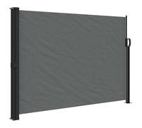 Eleganz Store latéral extensible anthracite 140 x 600 cm - Protection solaire parfaite pour terrasse et balcon - Résistant aux UV, aux intempéries et facile à monter - Idéal pour la maison et le