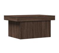 Eleganz Table basse marron aspect chêne 100 x 55 x 40 cm en matériau dérivé du bois - Table de salon moderne, durable et élégante - Idéale pour les petits espaces