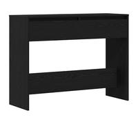 Eleganz Table console en bois - Design fin - 100 x 35 x 76,5 cm - Chêne noir - Parfait pour le couloir, le salon ou le bureau - Élégante et peu encombrante