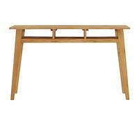 Eleganz Table console en teck massif 120 x 35 x 75 cm - Traitement à l'huile naturelle, durable et respectueux de l'environnement - Parfait pour le salon ou le couloir