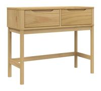 Eleganz Table console Floro en pin massif et matériau en bois de dérivé du bois, 89,5 x 36,5 x 73 cm, durable et élégante, pour salon et couloir