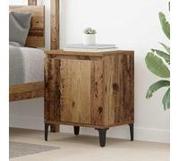 Eleganz Table de chevet en bois recyclé 40 x 30 x 50 cm - Matériau du bois au design rustique, parfaite pour chambre à coucher et chambre d'amis - Table de chevet stable avec beaucoup d'espace de