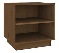 Eleganz Table de chevet en pin massif, marron miel, 40 x 34 x 40 cm, robuste et durable, idéale pour les petites chambres, ajout élégant à votre maison