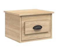 Eleganz Table de chevet murale en chêne Sonoma 41,5 x 36 x 28 cm - Table de chevet murale peu encombrante pour les petits espaces, design moderne et qualité du bois stable