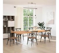 Eleganz Table en chêne massif - 280 x 120 cm - Rectangulaire - En chêne massif - Finement poli et laqué de manière claire - Idéale pour le salon et la salle à manger - Durable et élégante