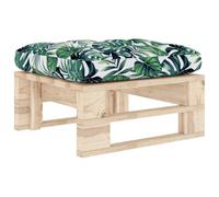 Eleganz Tabouret de jardin en palettes de pin imprégné, durable et résistant aux intempéries, parfait pour la terrasse et le jardin, design moderne pour meubles d'extérieur