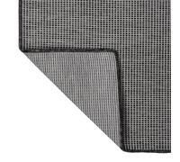 Eleganz Tapis d'extérieur à tissage plat - 200 x 280 cm - Gris - 100 % polypropylène imperméable et facile d'entretien - Idéal pour le jardin, la terrasse ou le balcon - Revêtement de sol robuste et