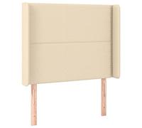 Eleganz Tête de lit avec oreilles - Tête de lit en tissu pour lit 93 x 16 x 118/128 cm - Confortable et élégante - Parfaite pour la chambre et le salon - Tissu de qualité supérieure pour une