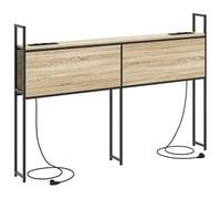 Eleganz Tête de lit en chêne Sonoma 150 cm en matériau dérivé du bois, tête de lit pour plus d'ordre dans la chambre à coucher, durable et stable, parfaite pour les intérieurs modernes