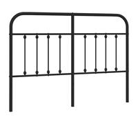 Eleganz Tête de lit en métal noir 150 cm - Tête de lit de qualité supérieure pour lit | Design élégant et durabilité | Parfait pour les chambres à coucher et les espaces de vie