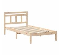 Eleganz Tête de lit en pin massif - Marron naturel pour une chambre confortable - Durable et respectueux de l'environnement - Parfait pour une décoration élégante