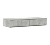 Eleganz Tiroir de lit gris béton 90 x 36,5 x 16,5 cm - Matériau bois - Rangement sous lit - Peu encombrant et élégant - Idéal pour les petits espaces