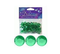 Eleganza 12 mm 28 g Décor Strass Diamants, N ° 14 Vert Citron Parent