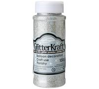 ELEGANZA Paillettes Fines de qualité, Argent holographique, 3 x 3 x 9 cm