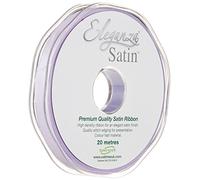 Eleganza Ruban de Satin Double Face 10 mm x 20 m Violet Clair
