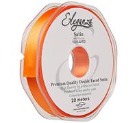 Eleganza Ruban de Satin Double Face 15 mm x 20 m Orange