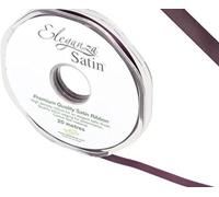 Eleganza Ruban de Satin Double Face 6 mm x 20m Aubergine