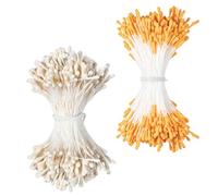 Elegaperma Lot de 700 pétales de fleurs, cure-pipes, étamines de 2 mm, pour bouquets faits maison, travaux manuels, vêtements et décorations de bijoux