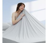 Elegear Couverture Rafraichissante, Arc-Chill 3.0 Couverture Ete Légère Q-Max 0,5 Drap Rafraichissant Douce Fine et Respirante Plaid d'été pour Sueurs Nocturnes Lit Canape Voyage, 200x220cm, Gris