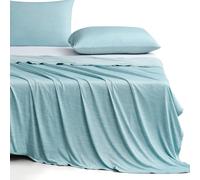 Elegear Couverture Rafraichissante d'été 2 en 1, Arc-Chill 3.0 Japonais Couverture Refroidissante Doux et Respirant Plaid Ete Légère en Coton pour Canape Lit Voyage Adulte Enfant, Vert, 200x220cm