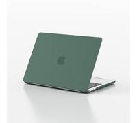 eleger Coque Compatible avec MacBook Air 13 Pouces M5 A3449 M4 A3240 M3 A3113 M2 A2681, Version 2026 2025 2024 2022, Étui de Protection Rigide pour Mac Book Air 13,6", Vert Minuit Mat