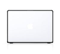 eleger Coque Renforcée pour MacBook Air 13" M2-M5 2022-2026, Clear Mat | Hybride Pare-chocs TPU Semi-rigide + Protection PC Rigide, pour Mac Book Air 13,6", Étui Anti-cassure Fin et Léger