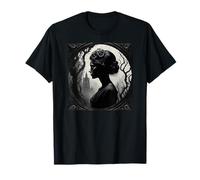 Élégie hantée en Velours Gothique pour Femme, Motif d'horreur d'halloween T-Shirt