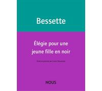 Elégie pour une jeune fille en noir