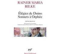 Élégies de Duino - Sonnets à Orphée et autres poèmes Jean-Pierre Lefebvre (Traduction), Rainer Maria Rilke (Auteur), Maurice Regnaut (Traduction)
