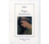 Elégies duinésiennes - Rainer Maria Rilke - Impr.nationale - Livre