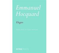 Elegies - Emmanuel Hocquard - NYRB Poets - ebook (ePub) - Livre